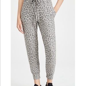 Sundry Leopard Print Joggers // 1